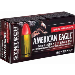 Federal Federal AE40SJ1 American Eagle Syntech 40 Smith & Wesson (S&W) 165 GR Total Synthetic Jacket (TSJ) - 50rd Box