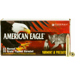 Federal AE22H35TVP <em>American</em> <em>Eagle</em> 22 Hornet 35 <em>GR</em> Varmint - 50rd Box