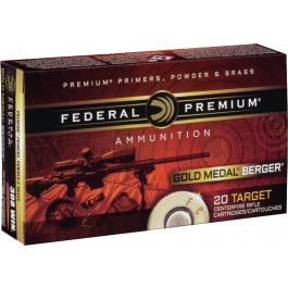 Federal GM65CRDBH130 Gold Medal 6.5 Creedmoor 130 GR Open Tip <em>Match</em> - 20rd Box