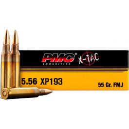 PMC 556XBP Battle Pack Bulk Rifle Ammo 5.56 NATO FMJ Boat Tail 55 GR - 200rd Battle Pack