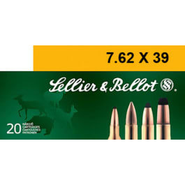 Sellier & Bellot SB76239A Rifle Training 7.62x39mm 123 GR FMJ - 20rd Box