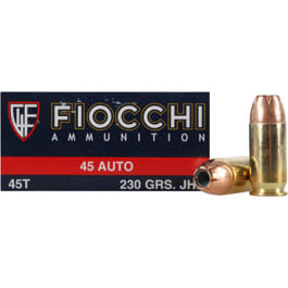 Fiocchi 45T500 Shooting Dynamics 45 ACP 230 GR Jacketed Hollow Point - 50rd Box