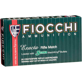 Fiocchi Ammunition Fiocchi 223MKC Hyperformance 223 Rem 69 gr Sierra MatchKing Hollow Point Boat-Tail - 20rd Box