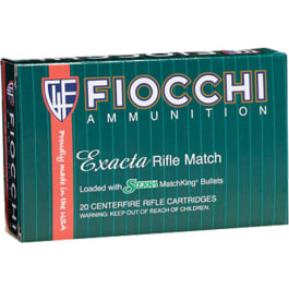 Fiocchi Ammunition Fiocchi 308MKD Exacta 308 Winchester/7.62 NATO 175 GR Sierra MatchKing Bthp - 20rd Box
