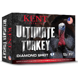 Kent Cartridge Kent Cartridge C1235TK635 Ultimate Turkey Diamond Shot 12 Gauge 3.50" 2 1/4 oz 5 Shot - 10SH Box