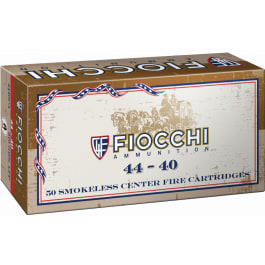 Fiocchi Ammunition Fiocchi 4440CA Cowboy 44-40 Winchester 210 GR Lead Round Nose Flat Point - 50rd Box