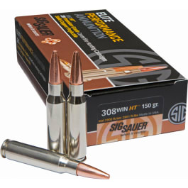 Sig Sauer SIG Sauer E308H120 Hunting 308 Winchester/7.62 NATO 150 GR Lead-Free - 20rd Box