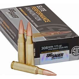 Sig Sauer E308M220 Match Grade 308 Winchester/7.62 NATO 175 GR Match - 20rd Box
