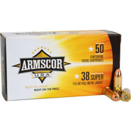 Armscor Armscor FAC38SUPER1N 38 Super 125 GR Full Metal Jacket - 50rd Box