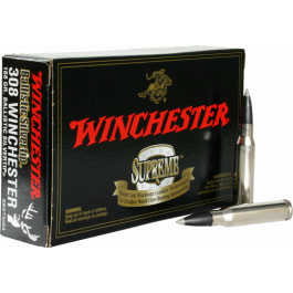 Winchester Winchester Ammo SBST308A Supreme 308 Winchester/7.62 NATO 168 GR Ballistic Silvertip - 20rd Box