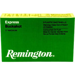 Remington Ammunition 12HB4 Express Magnum 12GA 3" Buckshot 41 Pellets 4 Buck - 5sh Box