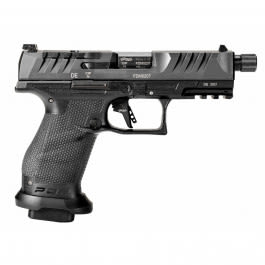 Walther PDP Pro Optic Ready Semi-Automatic, <em>Striker</em> Fired, 9x19mm Compact Pistol, (3) 18 Round Magazines, 4.6" Threaded Barrel - Black - 2844176