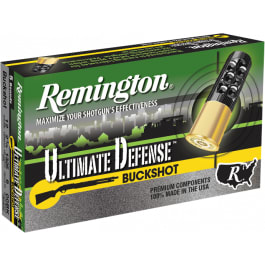 Remington Ammunition 12B009HD Ultimate Defense 12GA 2.75" Buckshot 9 Pellets 00 Buck - 5sh Box