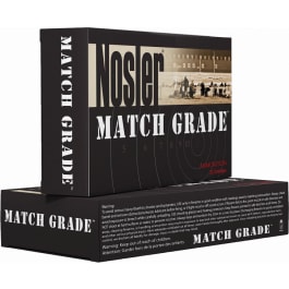 Nosler 43455 <em>Match</em> Grade Rifle 6.5 Creedmoor Hollow Point <em>140 GR</em> - 20rd Box