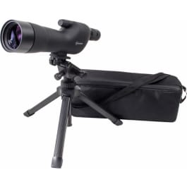 Firefield FF11018K Spotting Scope Kit 20-60x 60mm Black Rubber Armor Angled Body BaK-4 Roof Prism & Straight Eye Piece