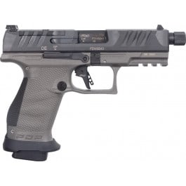 Walther PDP Pro SD Compact Optic Ready Semi-Automatic 9x19mm Pistol, 18+1 Capacity - Black/Tungsten Grey - 2876574