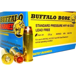 Buffalo Bore Ammunition 3H/20 45 Colt Lead-Free Barnes XPB 225 GR - 20rd Box