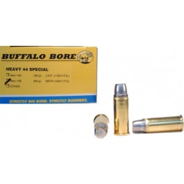 Buffalo Bore Ammunition Buffalo Bore Ammunition 14B20 Outdoorsman 44 Special 255 GR Hard Cast Keith Semi-Wadcutter - 20rd Box