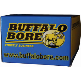Buffalo Bore Ammunition Buffalo Bore Ammunition 17A/20 Heavy 35 Rem 220 gr Semi-Jacketed Flat Point (SJFP) - 20rd Box