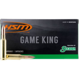 Hunting Shack Hunting Shack 65CREEDMOOR1 Game King 6.5 Creedmoor 140 GR Sierra GameKing - 20rd Box