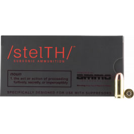 Ammo Inc Ammo 45230TMCSTL stelTH 45 ACP 230 gr Total Metal Case (TMC) - 50rd Box
