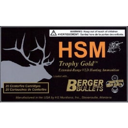 Hunting Shack Hunting Shack BER300RUM185 Trophy Gold 300 RUM Boat Tail Hollow Point 185 GR - 20rd Box