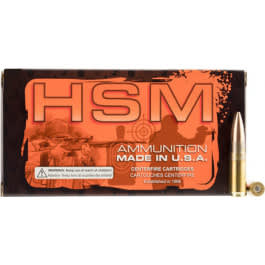 Hunting Shack HSM Match 300 AAC Blackout 220gr Sierra MatchKing BTHP Brass Case 20 Rounds Subsonic