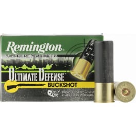 Remington Ammunition 12HB00HD Ultimate Defense 12GA 3" Buckshot 15 Pellets 00 Buck - 5sh Box
