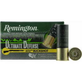 Remington Ammunition 12BRR4HD Ultimate Defense 12GA 2.75" Buckshot 21 Pellets 4 Buck - 5sh Box