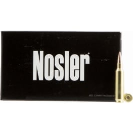 Nosler Nosler 60124 Match Grade RDF 22 Nosler 70 GR Hollow Point Boat Tail - 20rd Box