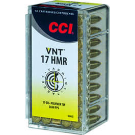 CCI CCI 959CC VNT 17 Hornady Magnum Rimfire (HMR) 17 GR Varmint Tipped - 50rd Box