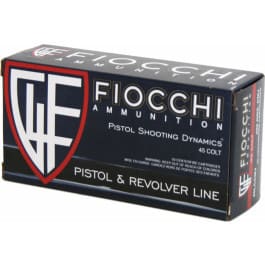 Fiocchi Fiocchi 45LCCMJ Shooting Dynamics 45 Colt (LC) 225 GR Copper Metal Jacket Flat Point - 50rd Box