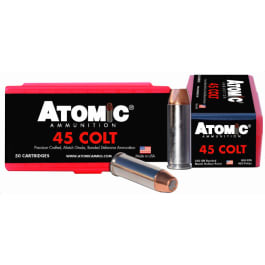 Atomic Ammunition Atomic 00444 Match 45 Colt (LC) 250 GR Bonded Match Hollow Point - 50rd Box