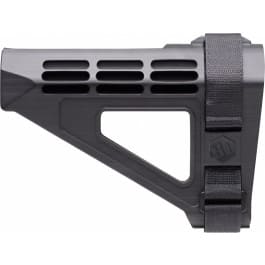 SB Tactical SBM401SB SBM4  Black with 7.20" OAL & Nylon Strap for AR-Platform with Pistol Buffer Tube (Tube Not Included)