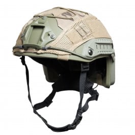 Guard Dog Body Armor FAST Level 3a Ballistic Helmet - Universal Fit - OD Green W/ Multicam Cover - FAST-HELMET-U-G