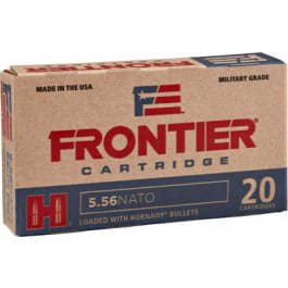 Frontier Cartridge FR320 Frontier .223/5.56 NATO 75 GR Boat Tail Hollow Point Match - 20rd Box