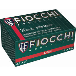 Fiocchi Ammunition Fiocchi 46EXA Training Dynamics 4.6x30mm H&K 40 gr Full Metal Jacket (FMJ) - 50rd Box