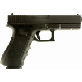 <em>Glock</em> UI1750203 <em>G17</em> 4.48" 17+1 FS Black Interchangeable Backstrap Grip Black