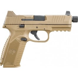 FN 66100373 509 Tactical 9MM Semi-Auto Pistol, 1-17 Round, 1-24 Round Mag - NS - FDE/FDE