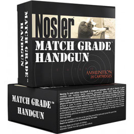 Nosler Nosler 51283 Match Grade 40 S&W 150 GR Jacketed Hollow Point - 20rd Box