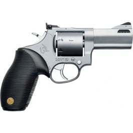 Taurus 2692039 692 Standard DA/SA 3" 7rd Black Ribber Grip Stainless Steel Revolver