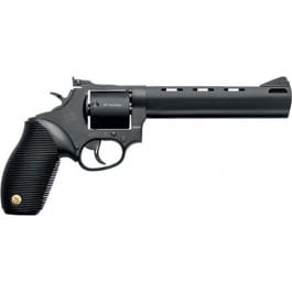 Taurus 2692061 692 Standard DA/SA 6.5" 7rd Black Ribber Grip Black Carbon Steel Revolver
