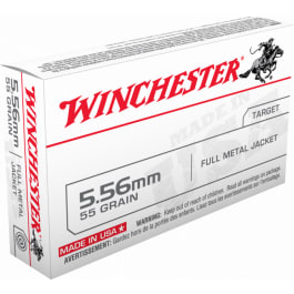 Winchester Winchester Ammo SG556W Service Grade 5.56x45mm NATO 55 gr Full Metal Jacket (FMJ) - 20rd Box