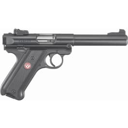 Ruger 40101 Mark IV Target Single 5.5" 10+1 Black Synthetic Grip Blued Steel