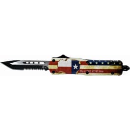 Temp STX-531 Small <em>Texan</em> Tanto Serrated 440C