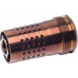 Q LLC CB5/824 Cherry Bomb  Copper 17-4 Stainless Steel with 5/8"-24 tpi Threads & 1.64" OAL for 30 Cal AR-Platform