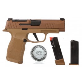 SIG Sauer P365 XL 2A 365XL-9-CXR3P-2A Pistol 9mm 3.7" 17+1 Striker Optics-Ready, Coyote Finish, X-RAY3 Sights