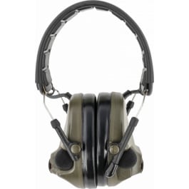 Peltor MT20H682FB09GN ComTac V Hearing Defender Headset 23 dB Over the Head OD Green Ear Cups with Black Headband for Adults 1 Pair