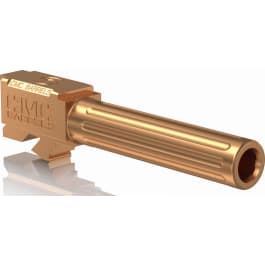 CMC Triggers 75524 Match Precision Fluted <em>Barrel</em> compatible with Glock 19 Gen 3&4 9mm 4.01" 416rd Stainless Steel Bronze