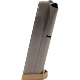 Beretta Beretta M9A3 Magazine JMM9A317 9mm Luger 17 Rounds Steel Tan Fits 92 Series, M9, M9A1, CX4 Carbine